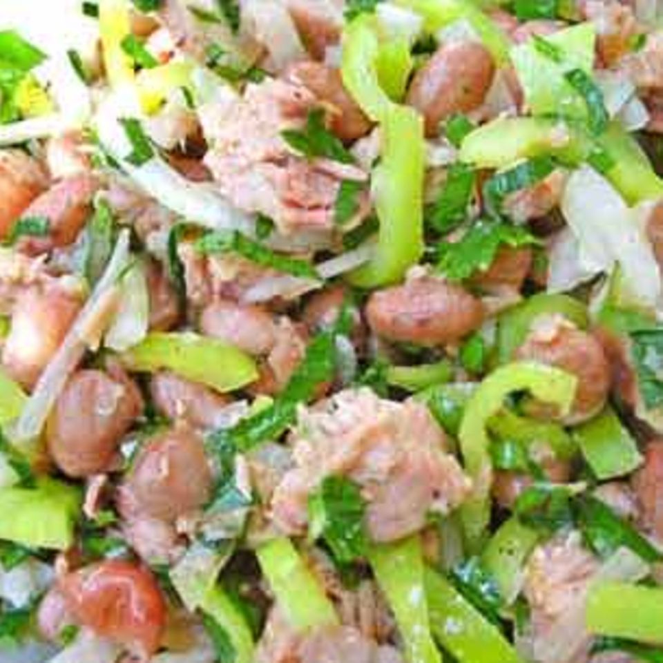 Bohnen-Thunfisch-Salat (Insalata di fagioli e tonno)