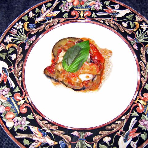 Parmigiana di melanzane - Auberginenauflauf aus Kampanien