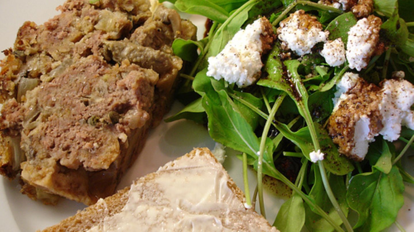 Pilz-Hackfleischterrine Rezept