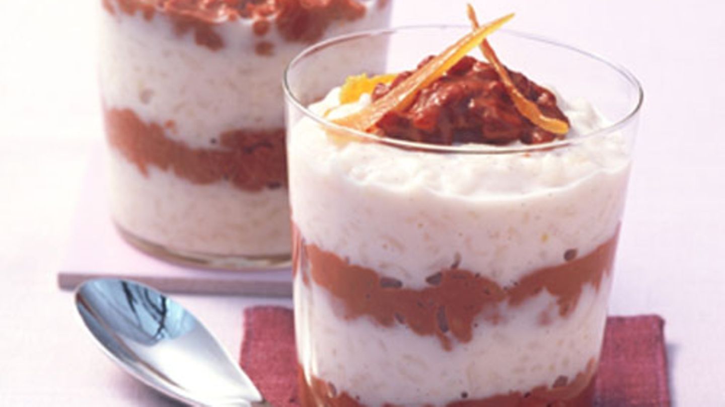 Oryza Vanille Schokoladen Milchreis Rezept Essen Und Trinken 