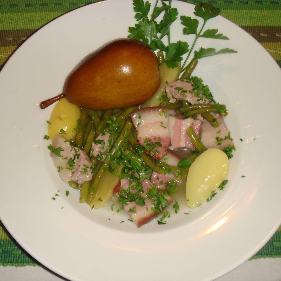 Birnen, Bohnen und Speck Rezept - [ESSEN UND TRINKEN]