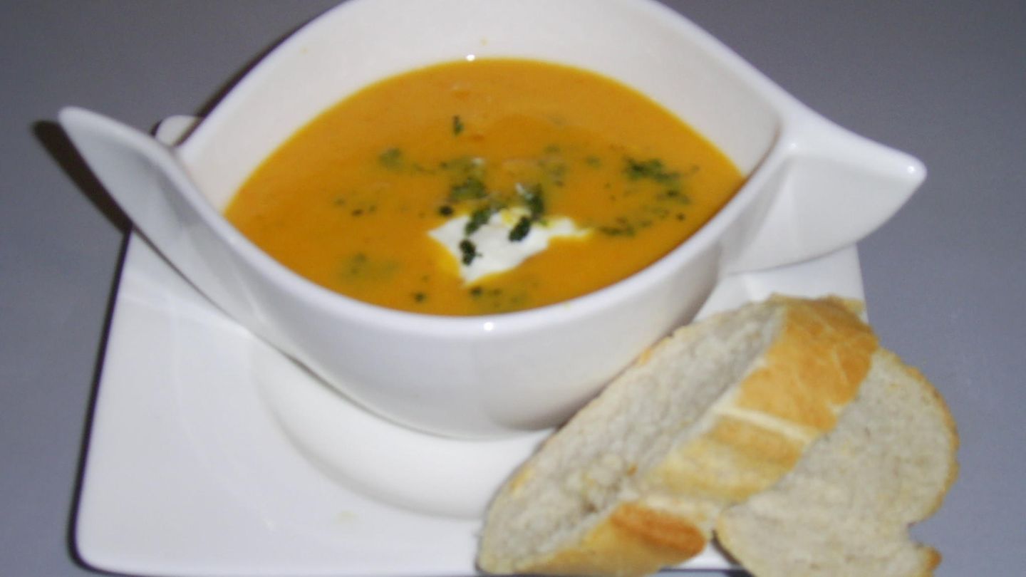 Süßkartoffel-Ingwer-Suppe Rezept