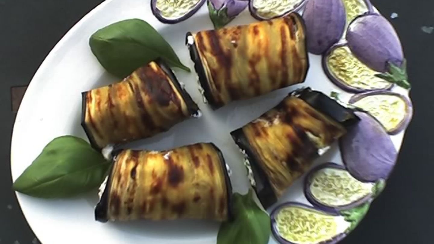 Auberginen mit Ricottafüllung Rezept