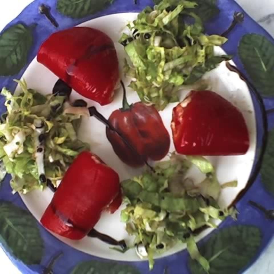 Paprika mit Thunfischfüllung