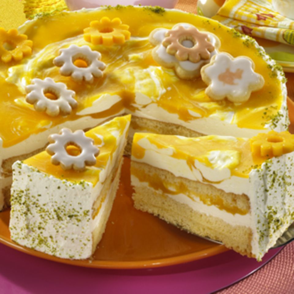 Mango-Joghurt-Torte Rezept - [ESSEN UND TRINKEN]