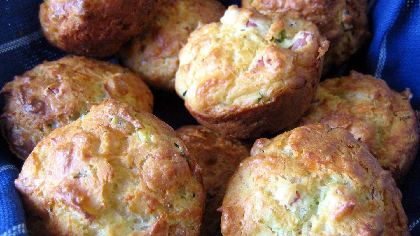 Schinken-Käse-Muffins Rezept - [ESSEN UND TRINKEN]