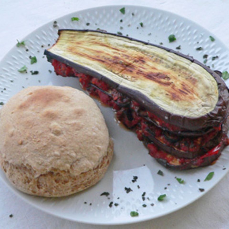 Auberginen-Lasagne