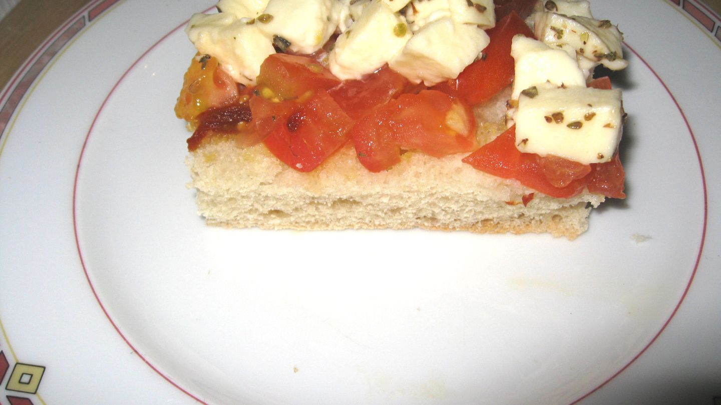Fladenbrot-Bruschetta Rezept