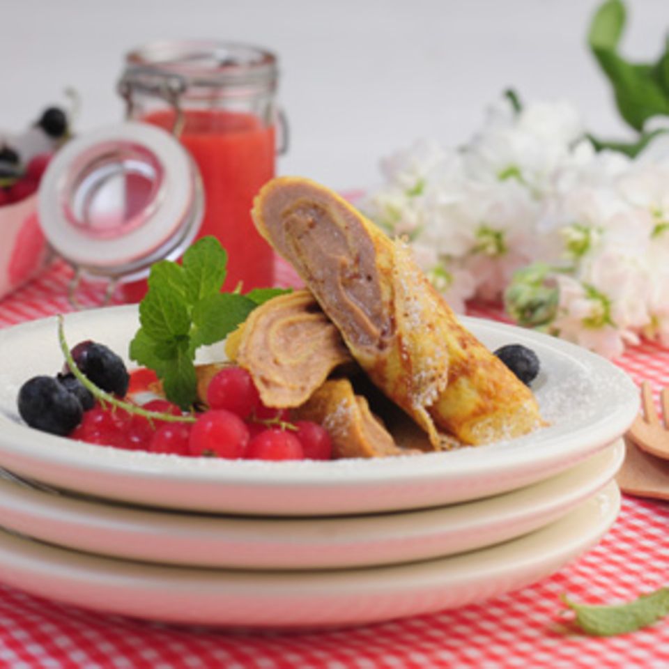 Wraps mit Schoko-, Nuss-Nougat- oder Fruchtcremefüllung Rezept - [ESSEN ...