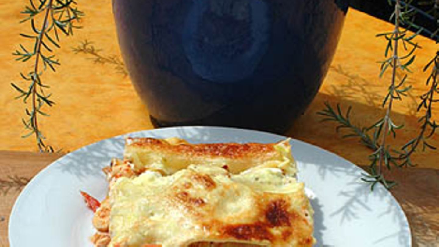 Geflügel-Lasagne Rezept - [ESSEN UND TRINKEN]
