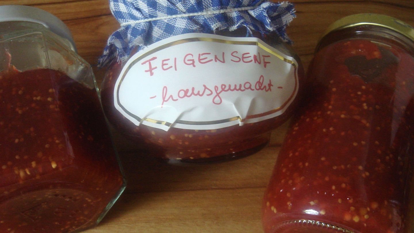Feigensenf aus frischen Feigen Rezept - [ESSEN UND TRINKEN]