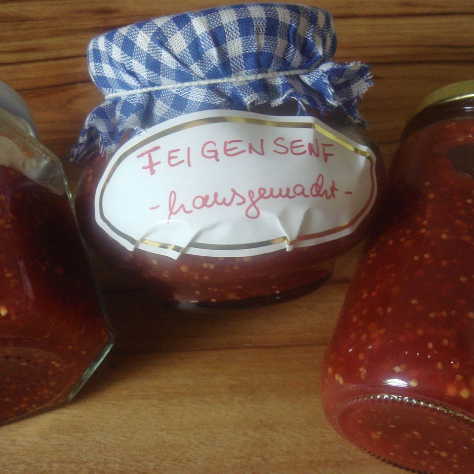 Feigensenf aus frischen Feigen Rezept - [ESSEN UND TRINKEN]