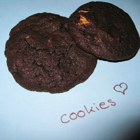 Chewy Double Chocolate Chip Cookies