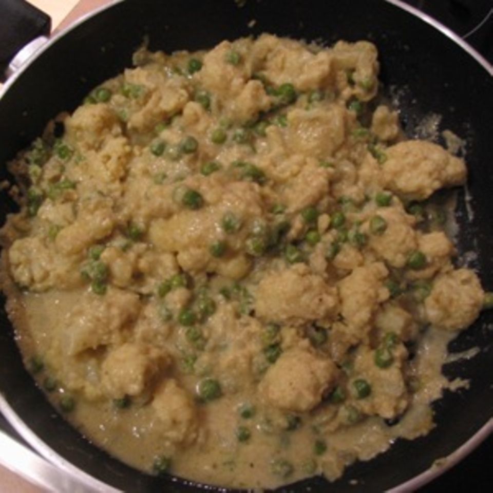 Blumenkohl-Erbsen-Curry