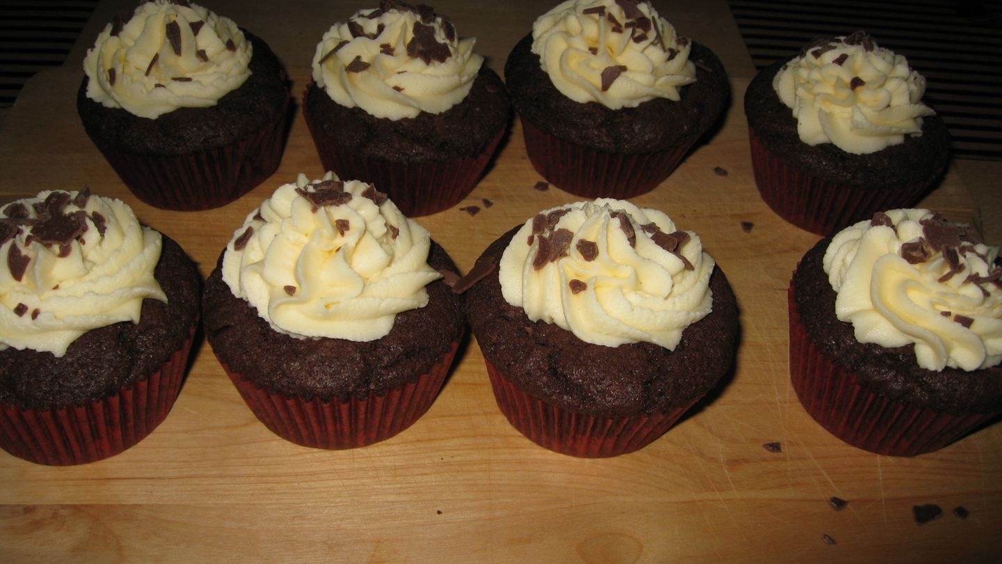 Schoko-Vanilla-Cupcakes Rezept