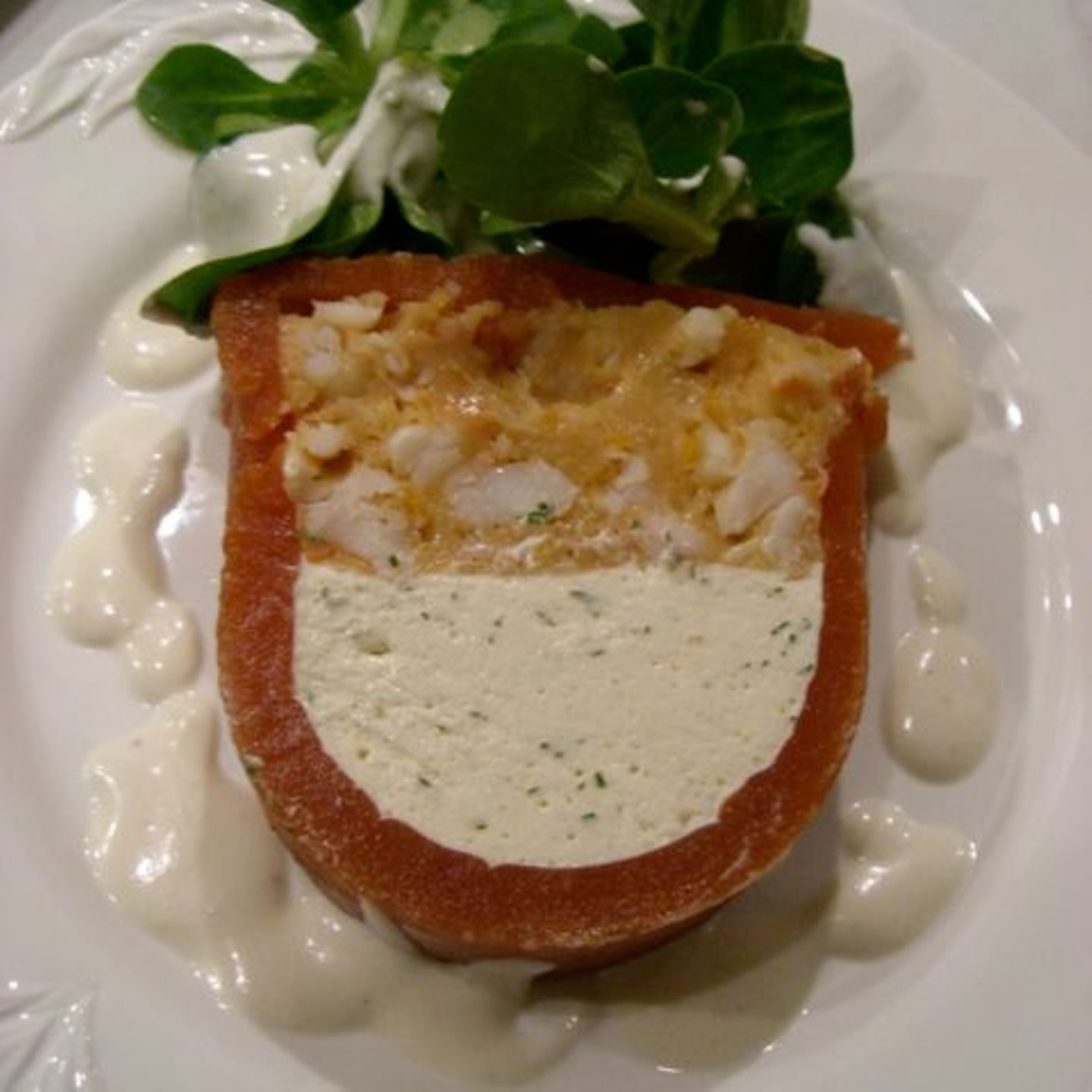 King Prawn-Terrine mit Feldsalat und Joghurt Dressing Rezept - [ESSEN ...