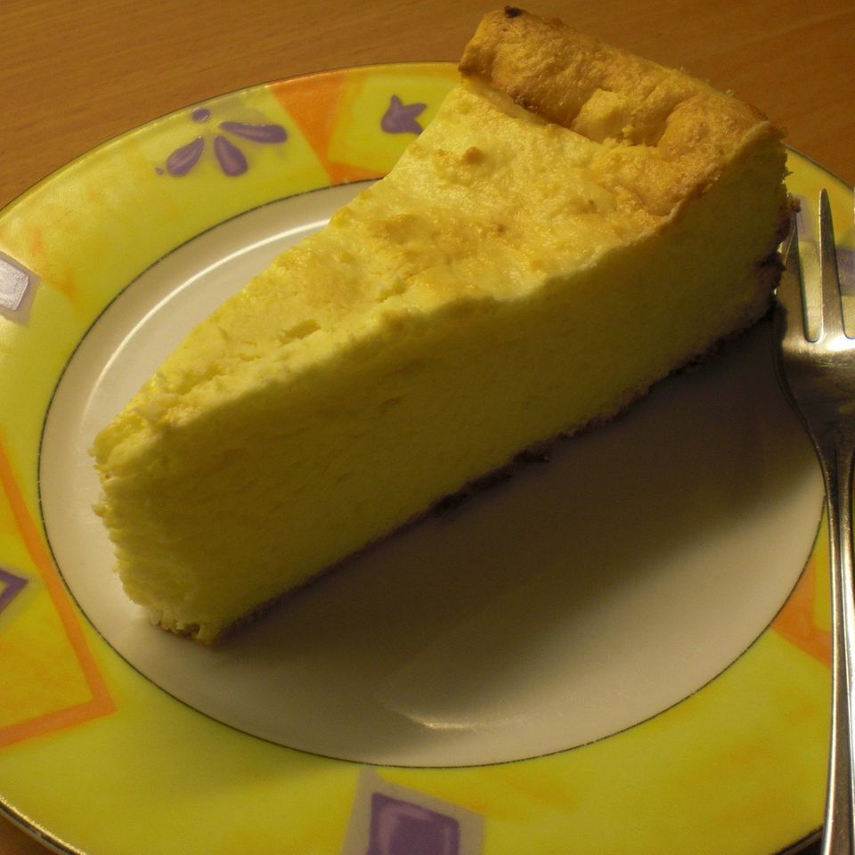 Käsekuchen ohne Boden