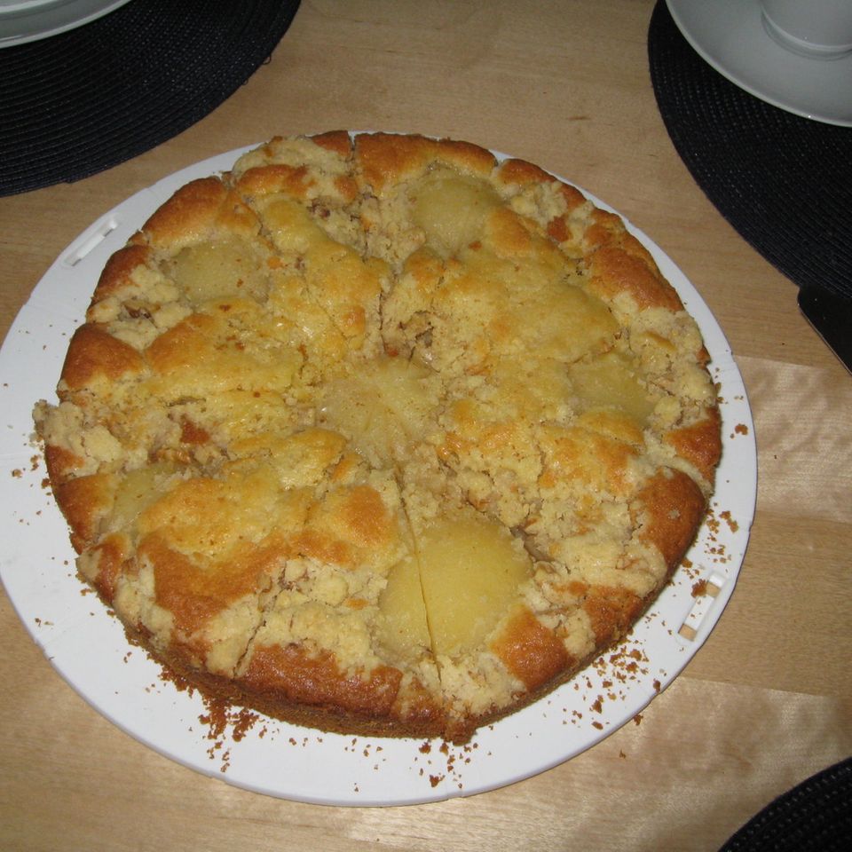 Birnen-Streuselkuchen