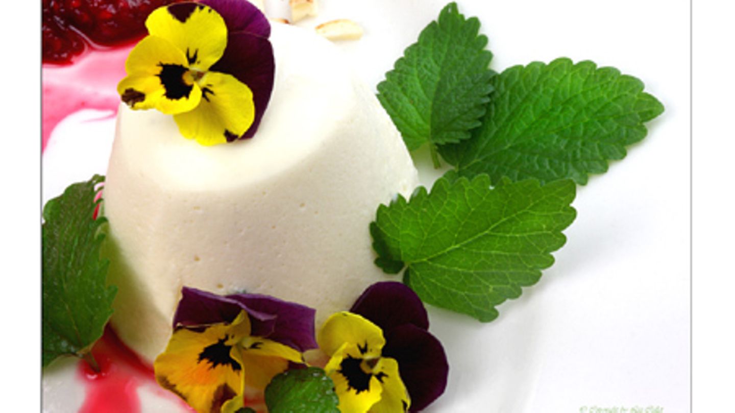 Lizchen&amp;#39;s Holunderblüten-Joghurt-Mousse mit essbaren Hornveilchen ...