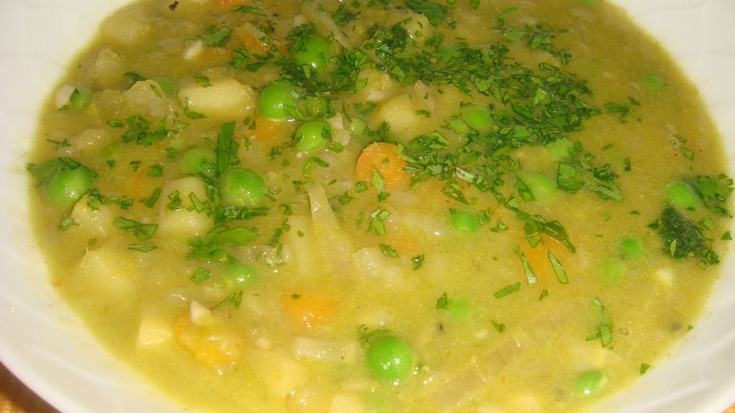 Frische Erbsensuppe Rezept - [ESSEN UND TRINKEN]