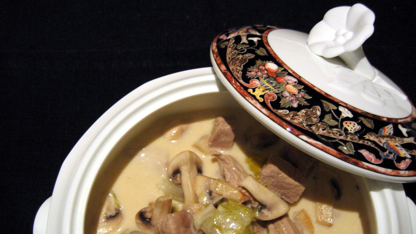 Blanquette De Veau à L'ancienne - Kalbsragout Auf Die "altmodische Art ...