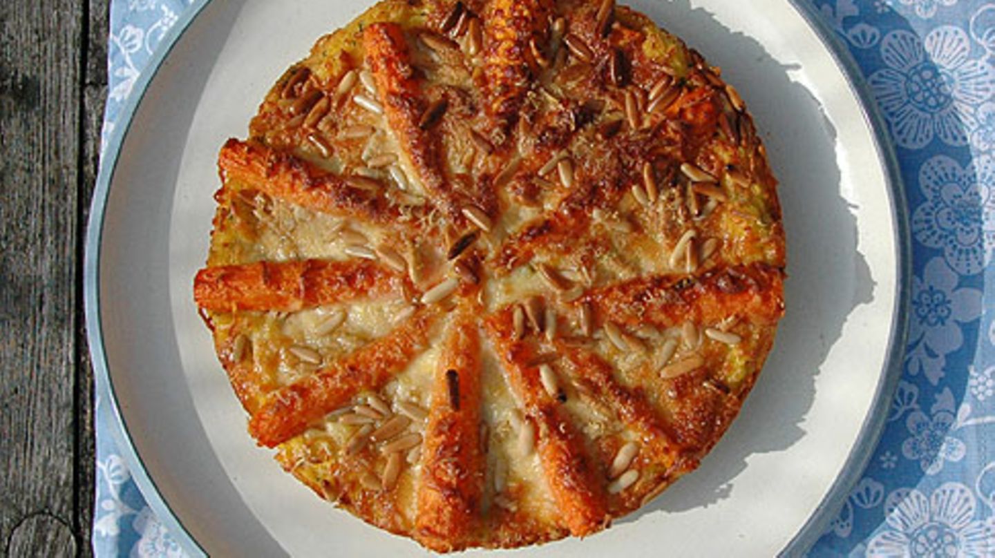 Polenta-Möhrenstern Rezept