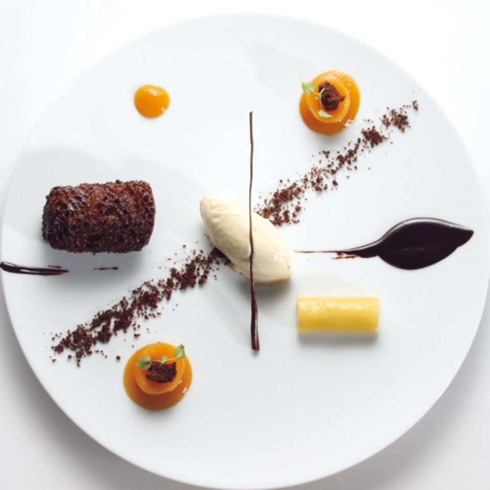 Schokolade Aprikose Mandel „fest und flüssig“