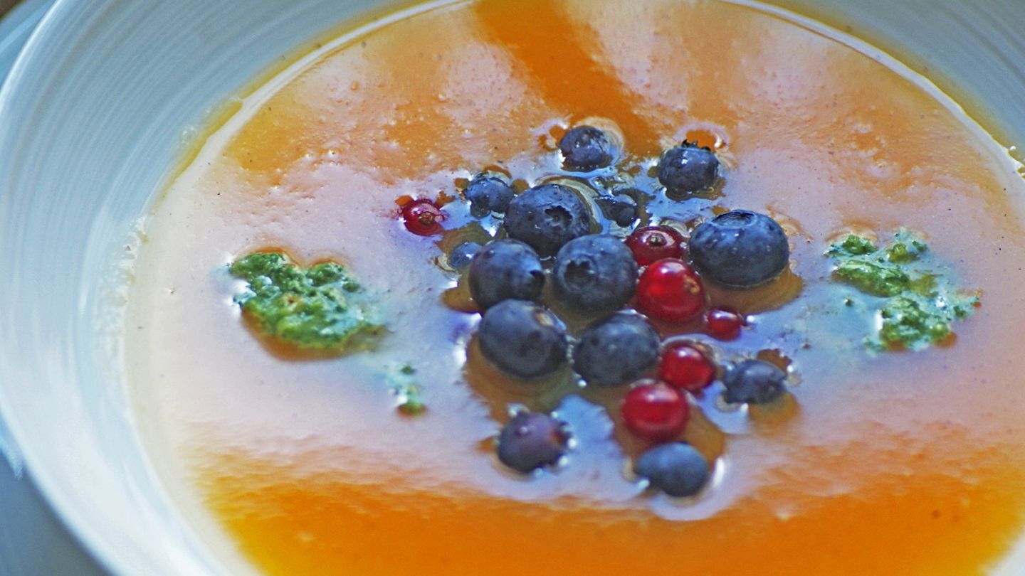 Melonensuppe mit Champagner Rezept - [ESSEN UND TRINKEN]