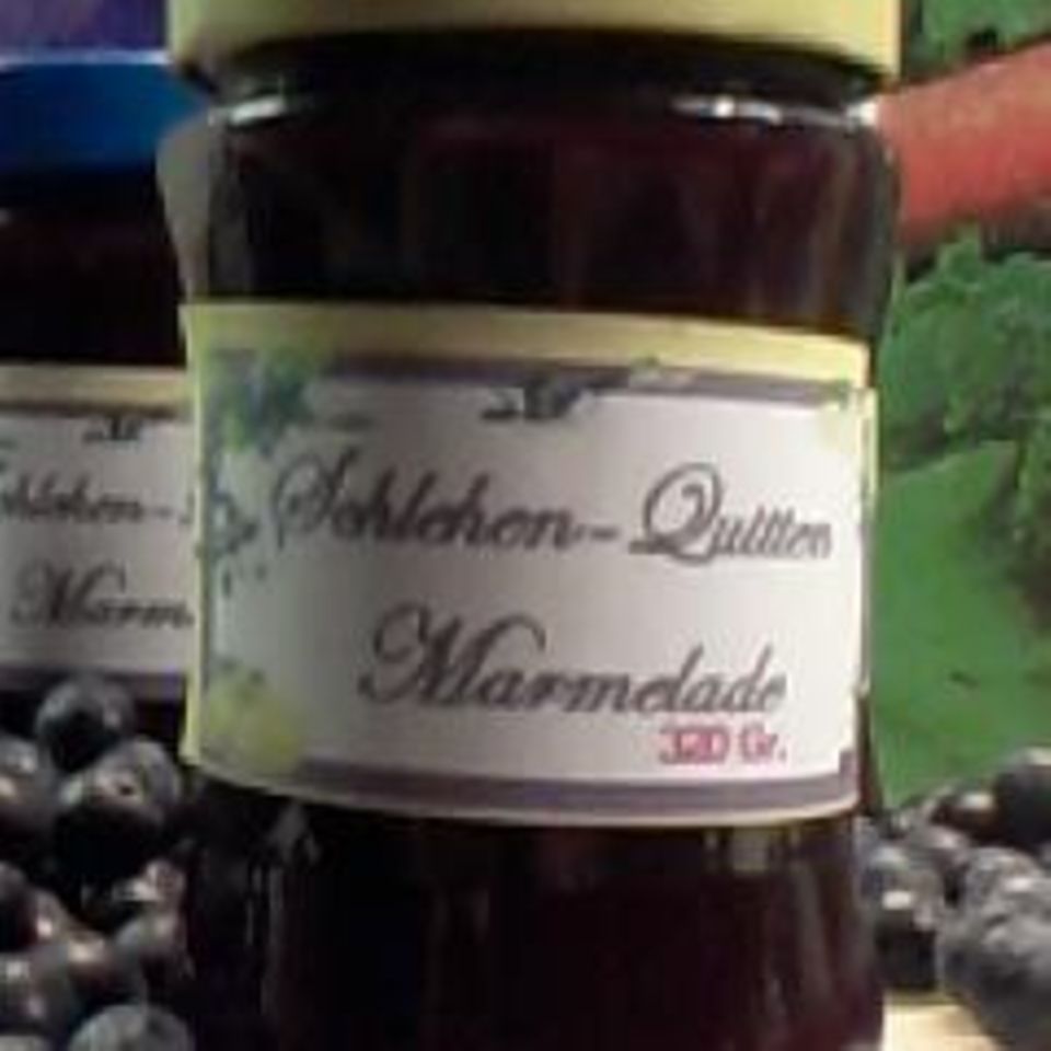 Schlehen-Quitten-Marmelade