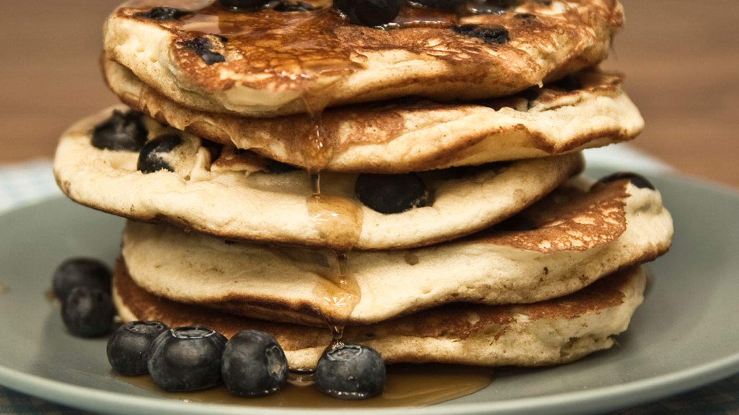 Blaubeer-Pancakes Rezept