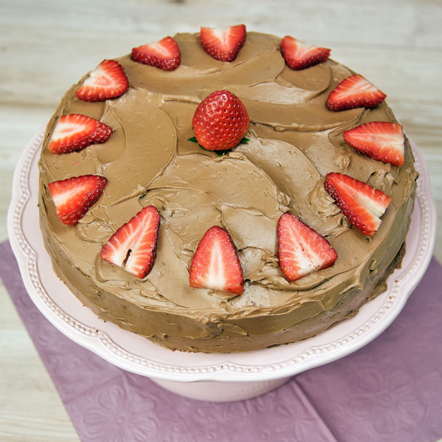 Erdbeer-Schokoladen-Torte
