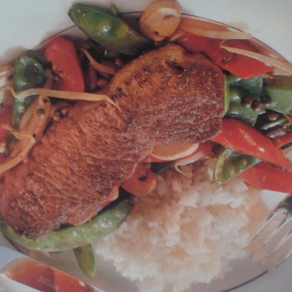 Pfeffersteak-Gemüse-Pfanne