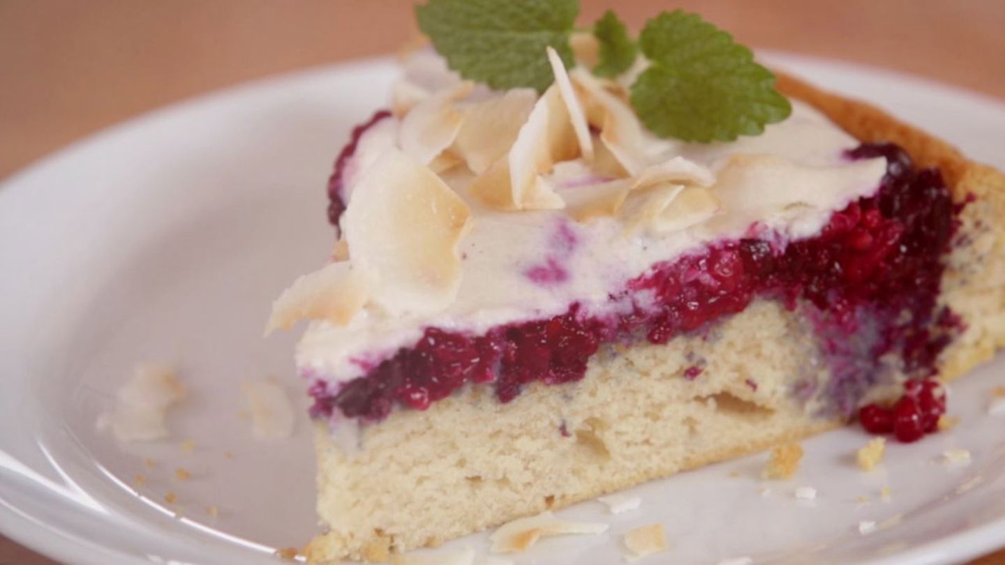 Rezept für Vegane Beerentarte mit Kokostopping von Nicole Just Rezept ...