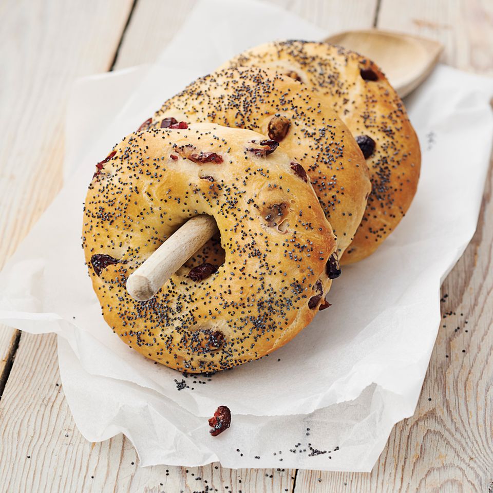 Bagels mit Cranberries