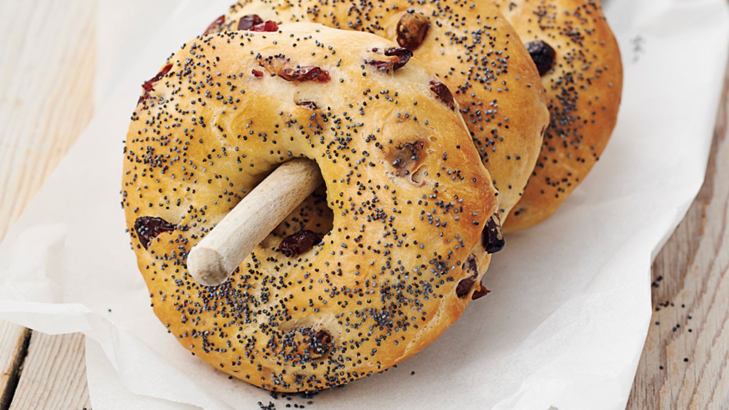 Bagels mit Cranberries Rezept