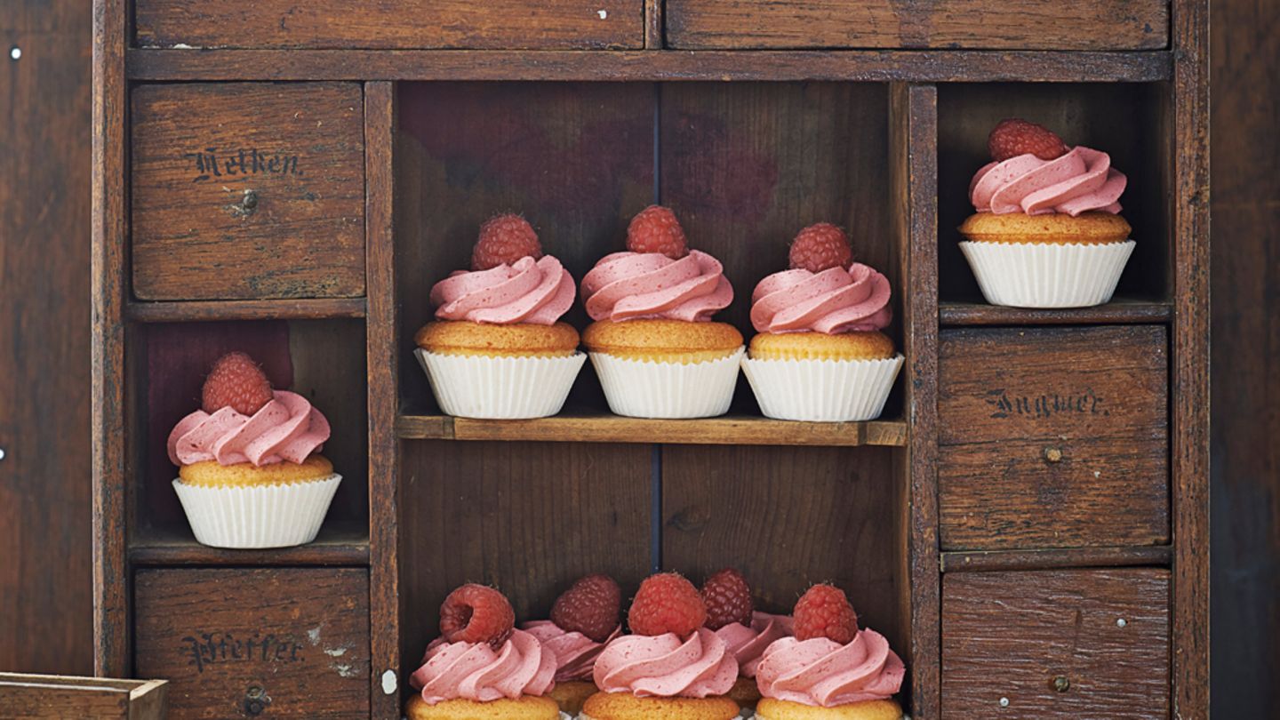 Himbeer-Cupcakes Rezept