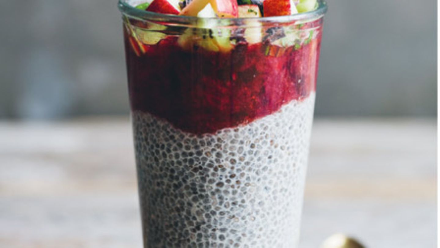 Chia-Erdbeer-Pudding Rezept