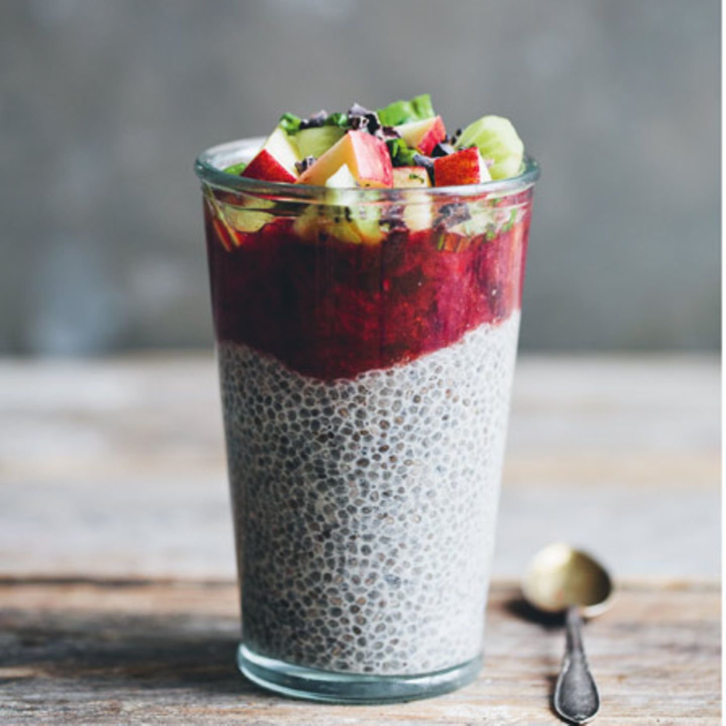 Chia-Erdbeer-Pudding