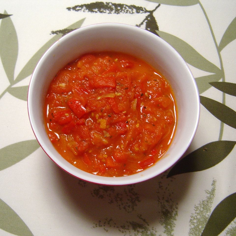 Tomaten–Paprika–Chili–Salsa Rezept - [ESSEN UND TRINKEN]