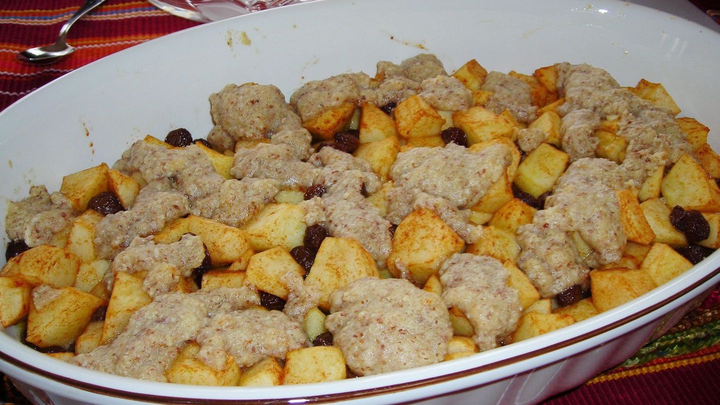 Bohnsopp-Crumble Rezept - [ESSEN UND TRINKEN]