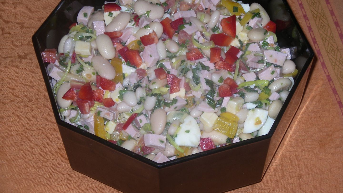 Bunter Bohnensalat Rezept - [ESSEN UND TRINKEN]