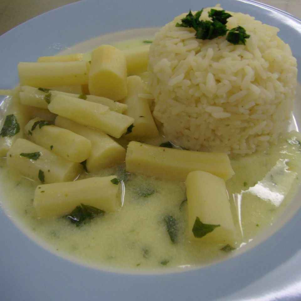 Schwarzwurzelragout mit Zitrone