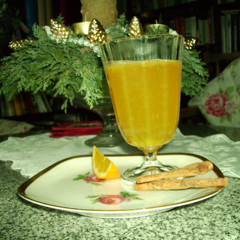 Orangen-Glühwein-Tee