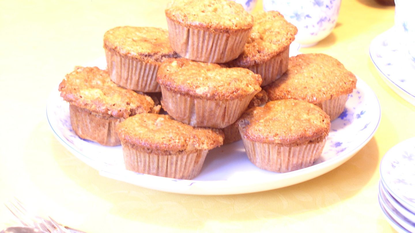 Vorweihnachtliche Apfel-Walnuss-Muffins Rezept