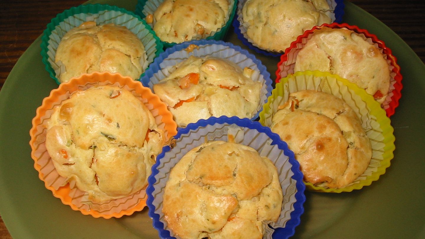 Scharfe Möhren-Muffins Rezept