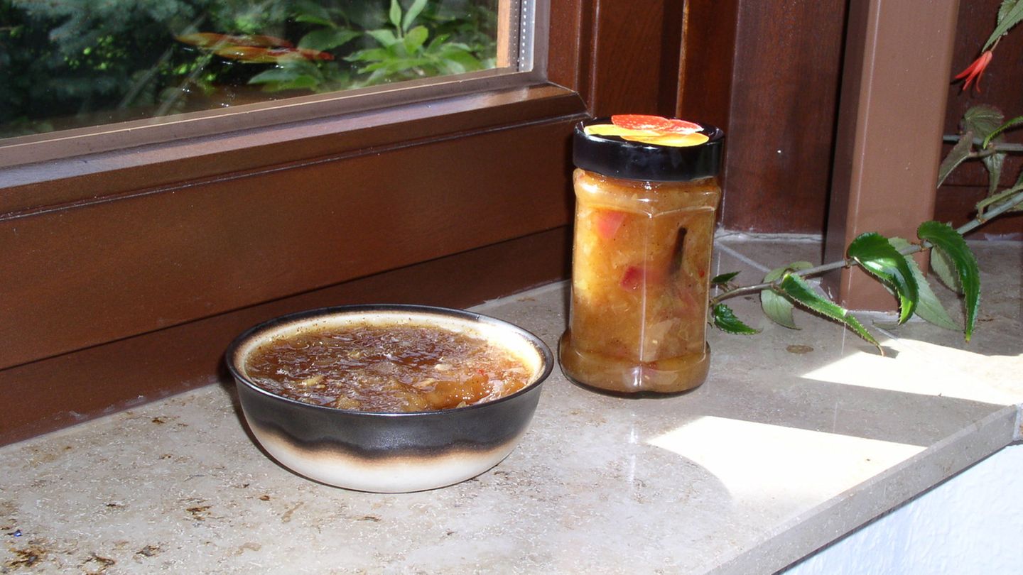 Apfelchutney - süß und scharf Rezept
