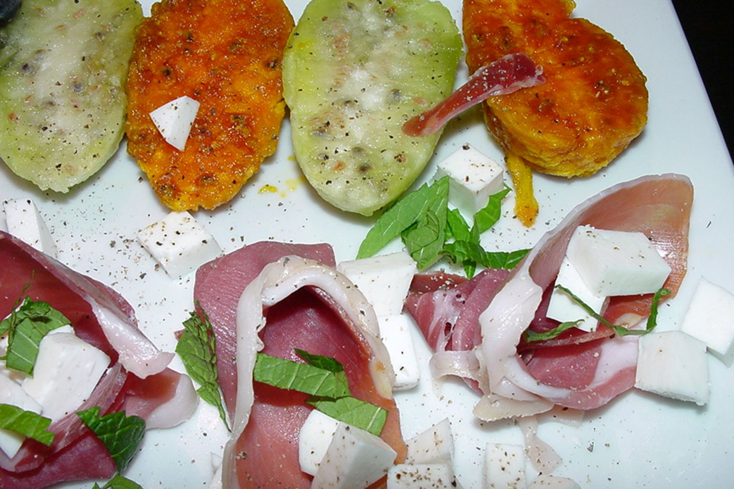 Canaren contra Italien: Kaktusfeigen mit Serrano-Schinken Rezept