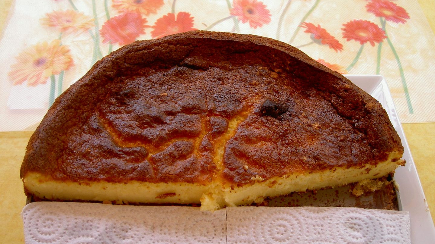 Angi's feiner Käsekuchen ohne Boden Rezept