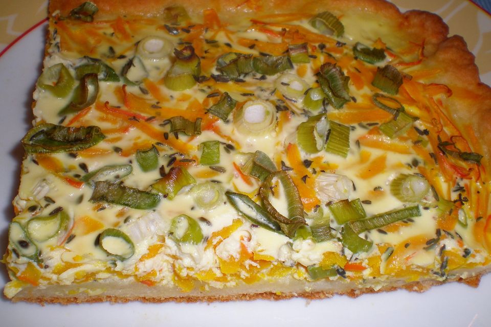 Kurbis Quiche Rezept Essen Und Trinken