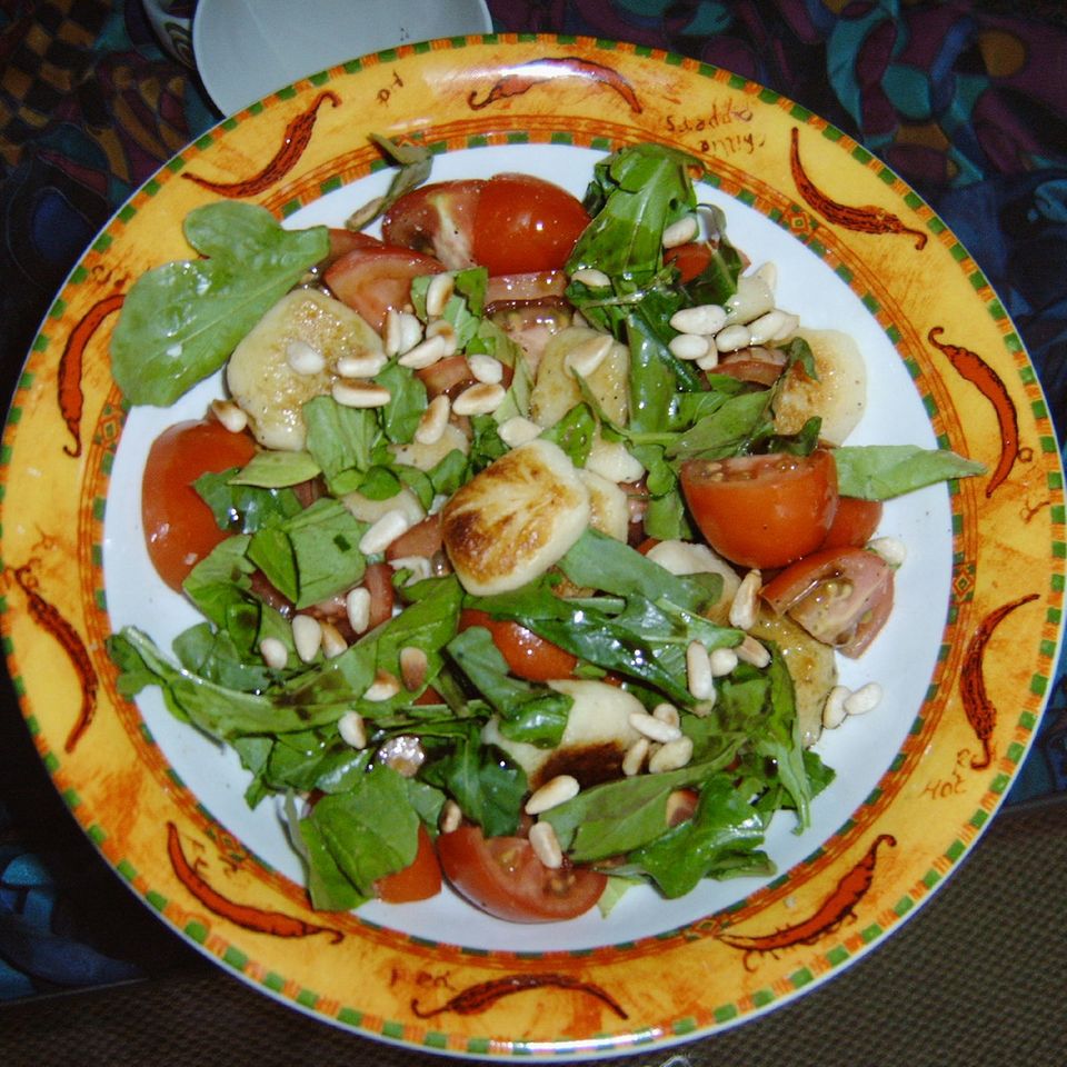 Gnocchi-Tomaten-Rucola Salat, ganz natural